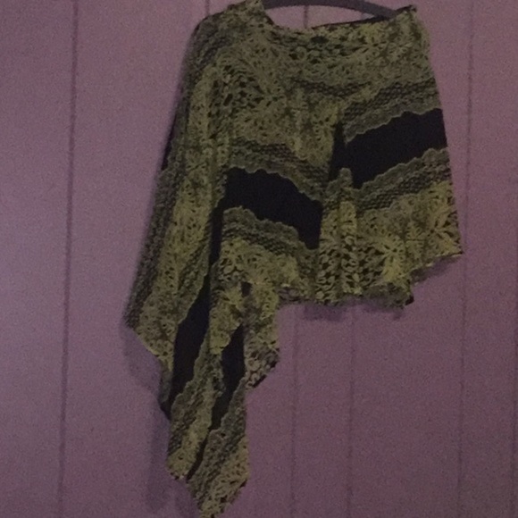 Y2k Ruffle Forever21 asymmetrical flowing Scarf Skirt size M - Picture 5 of 5